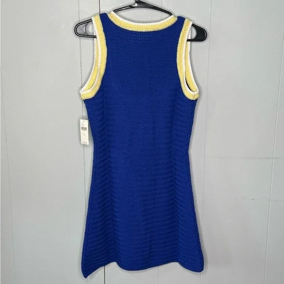 NWT ! Anthropologie Spiritual Gangster River Scoop-Neck Crochet Mini Dress - Picture 6 of 11